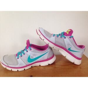 Nike Vaporwave Flex Experience RN 525754-013 Pink Blue Mesh Womens Sneakers 7 38